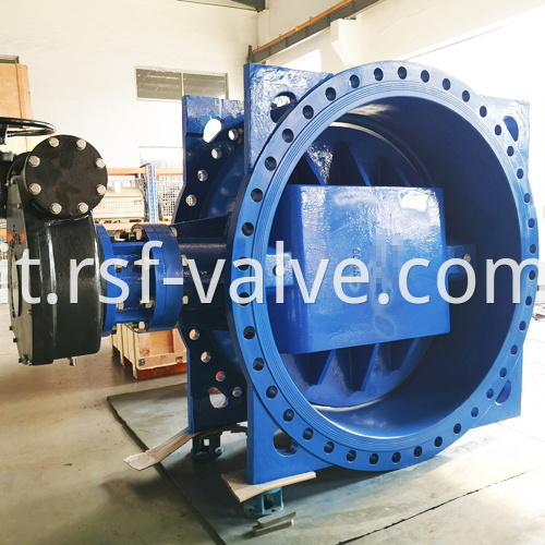 Dn1600 Pn16 Double Eccentric Butterfly Valve